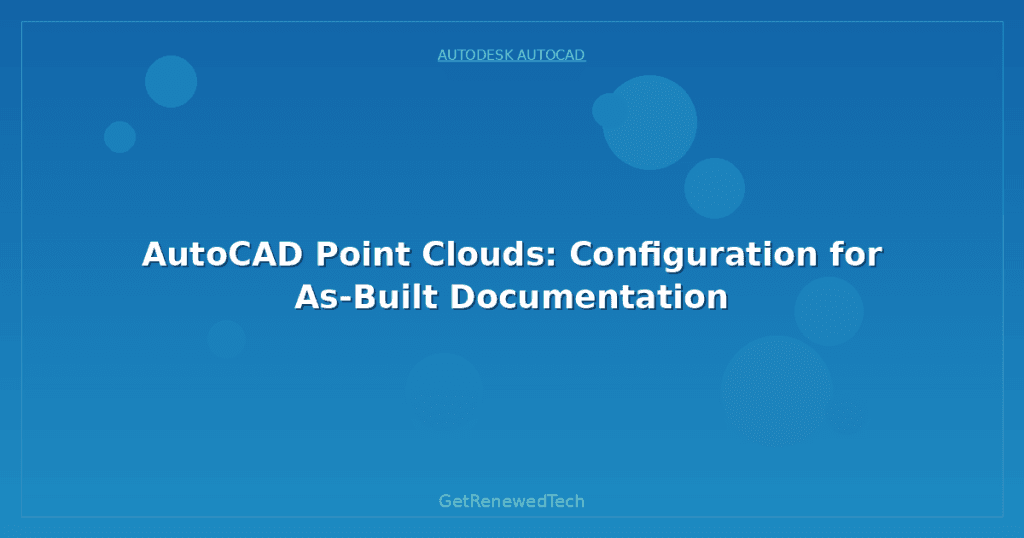 AutoCAD Point Clouds: Configuration for As-Built Documentation ...