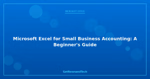 Blog Microsoft Excel For Small Business Accounting A B